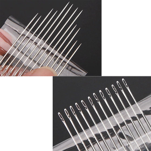 Self Threading Sewing Needles