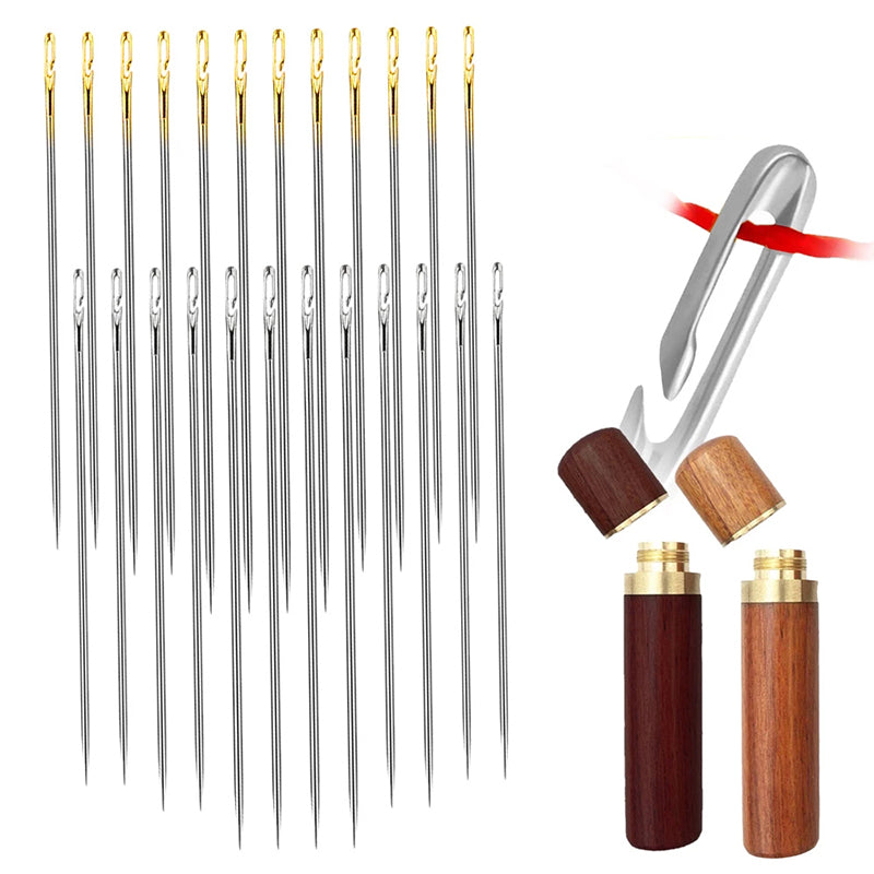 Self Threading Sewing Needles