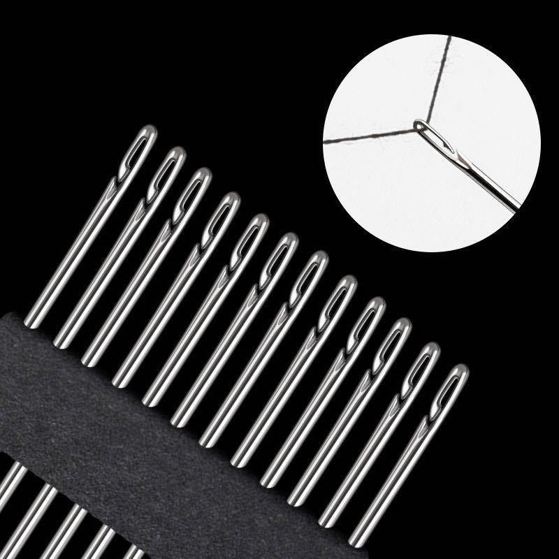 Self Threading Sewing Needles